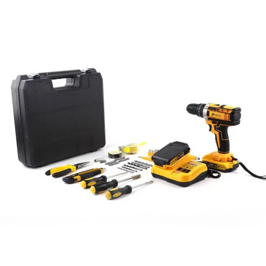 Kit de Herramientas con Taladro Eléctrico