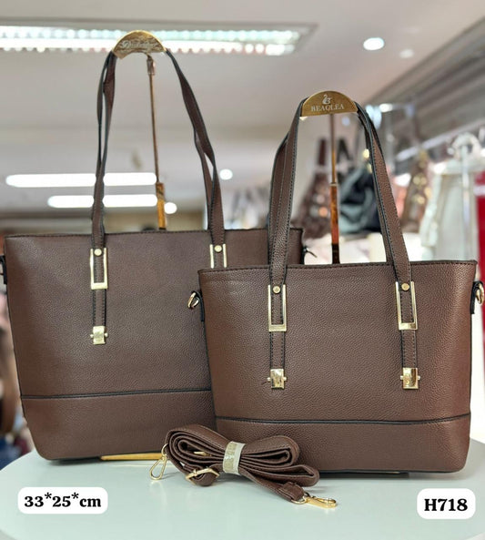 Set Cartera IRUN 2 Piezas – Marrón Elegante